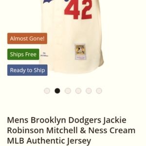 Original Jackie Robinson hall of Fame jersey